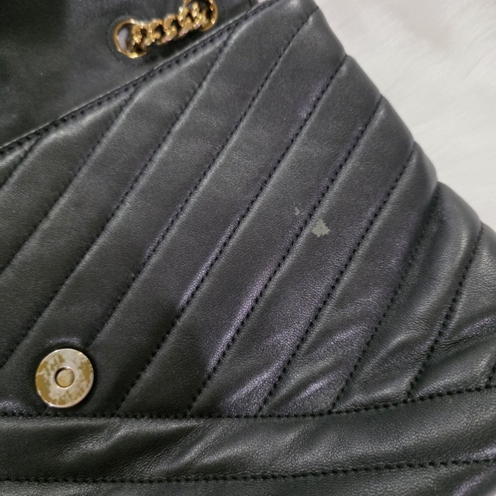 Tory Burch Black Leather Shoulder Bag